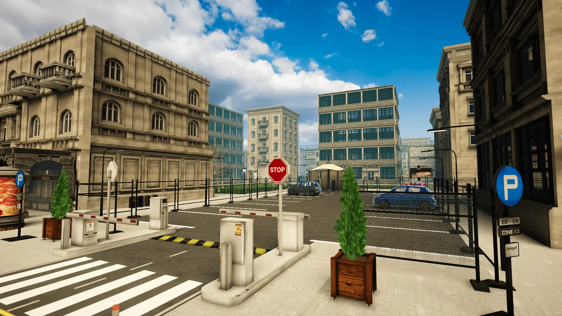 Parallel park game screenshot